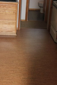 Wool Carpet and Floating Cork Flooring - Historic Bend Home Remodel